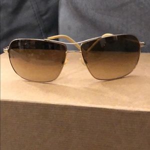 Oliver Peoples Gold Tone Sunglasses